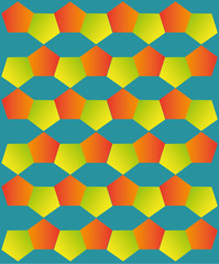abstract polygon shapes colorful pattern