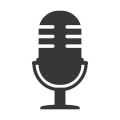 microphone audio device isolated icon vector illustration design