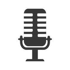 microphone audio device isolated icon vector illustration design