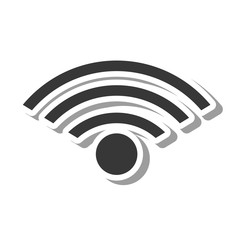 wifi connection isolated icon vector illustration design