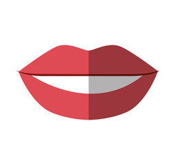 sexy female lips isolated icon vector illustration design