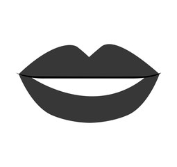 sexy female lips isolated icon vector illustration design