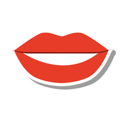 sexy female lips isolated icon vector illustration design