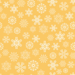 set of vector snowflakes