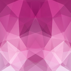 Background of geometric shapes. Pink mosaic pattern. Vector EPS 10. Vector illustration