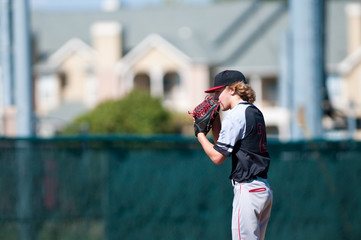 High school baseball pitcher © tammykayphoto