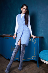 Fashion style catalog of autumn spring collection outerwear