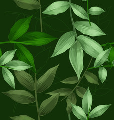 leaf seamless pattern