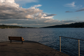 lake park bench