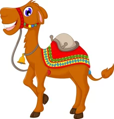 Photo sur Plexiglas Chameau dessin animé drôle de chameau