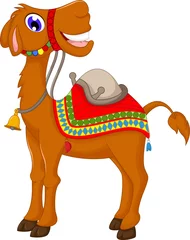 Abwaschbare Fototapete Kamel cute camel cartoon