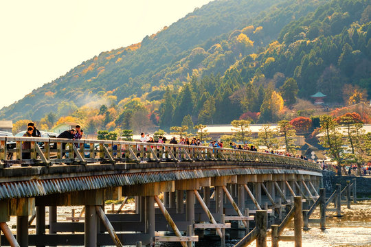 Fototapeta Togetsukyo Bridge at Arashiyama