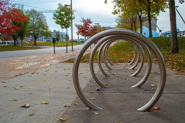 East Village bicycle rack 