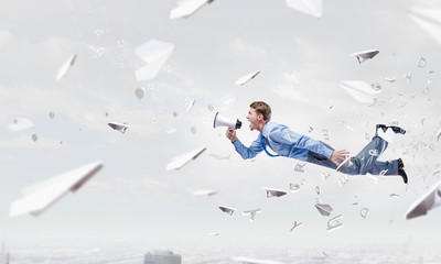 Listen here everyone . Mixed media