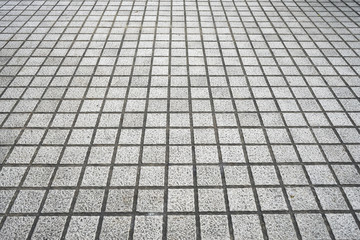 Fototapeta premium Stone walkway paved with granite.