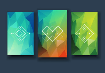Bright Polygon Smartphone Backgrounds