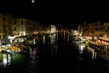 Venice Canal at Night