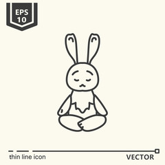 Meditative Animals series - hare