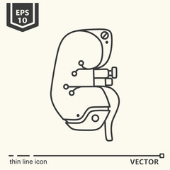 One icon. Artificial kidney