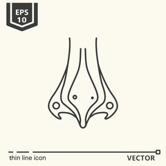 One icon. Artificial nose