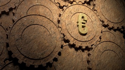 Slow european rusty economy concept