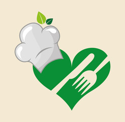 vegetarian menu healthy food vector illustration design