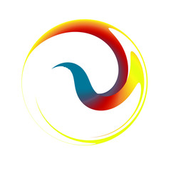 Colorful abstract logo