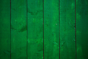 Зеленый деревянный фон