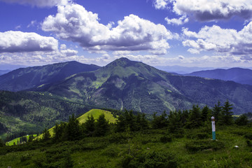Obraz premium I've been waiting three years to see these mountains.