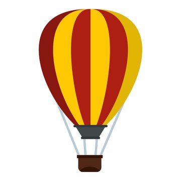 Balloon icon. Flat illustration of balloon vector icon for web