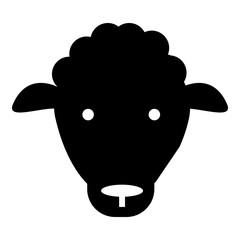 Sheep icon. Simple illustration of sheep vector icon for web