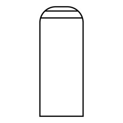 Thermos icon. Outline illustration of thermos vector icon for web