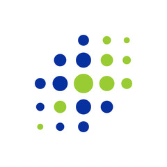 Abstract Dot - Vector Logo Icon