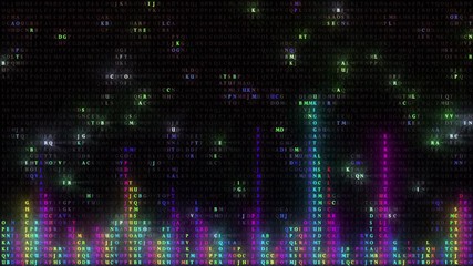 LOOPED Alphabet Equalizers for discos, partys, led screens and etc… 