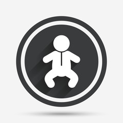 Baby infant sign icon. Toddler boy symbol.