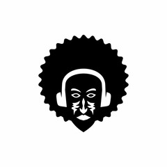 Afro Music - Vector Logo Icon