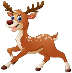 Cute deer cartoon