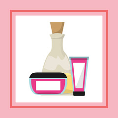 natural spa center icons vector illustration design