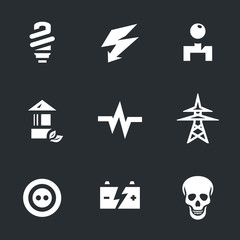 Vector Set of Electricity.