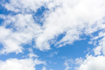 blue sky and clouds