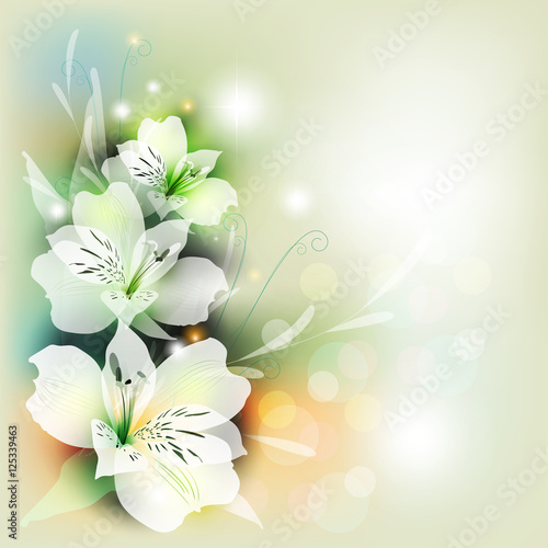 "Bouquet lily in color" Stock image and royalty-free vector files on Fotolia.com - Pic 125339463