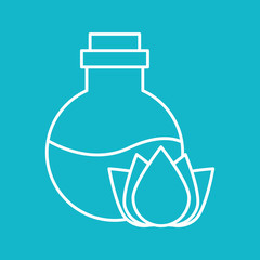 natural spa center icons vector illustration design