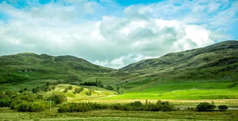Papier Peint photo Colline Landscape of Scotland