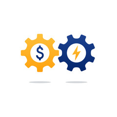 Time is money, finance concept, bank savings account, insurance and pension idea