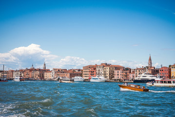 Fototapeta na wymiar Canal Grande Venedig, Italien
