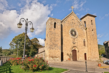 medieval church in Bolsena, Viterbo, Lazio, Italy
