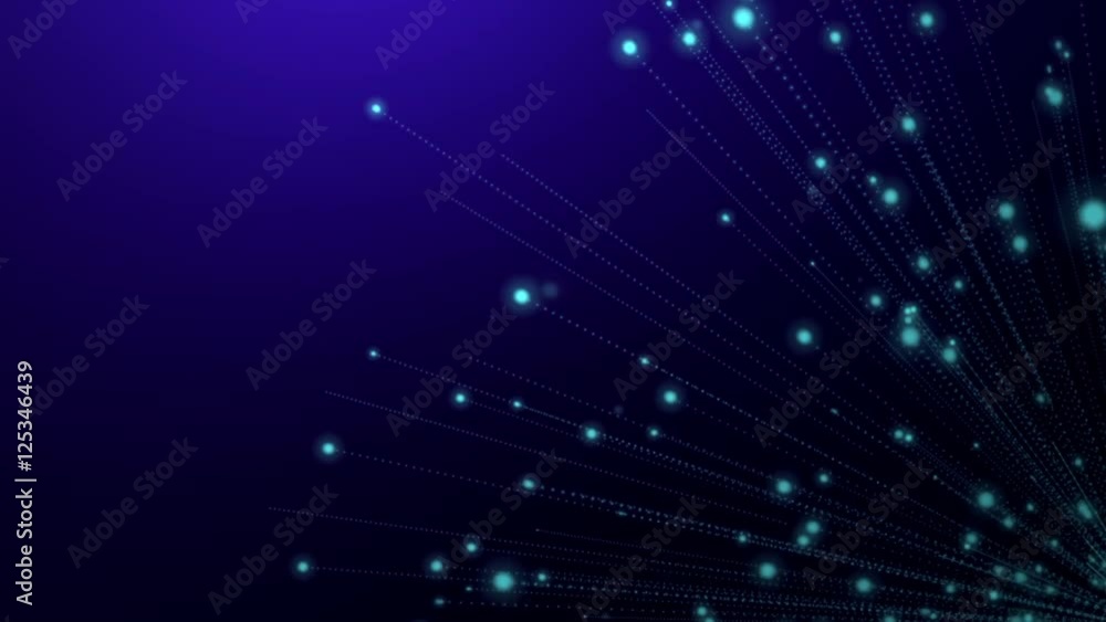 Poster glowing abstract background animation exploding.