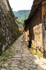 farmhouses in ancient village of China.