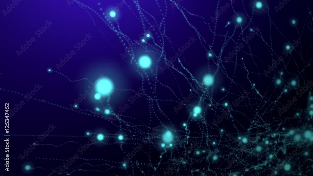 Poster glowing abstract background animation exploding.