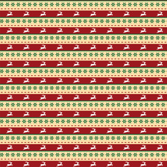 seamless christmas pattern reindeer © Daniel Berkmann